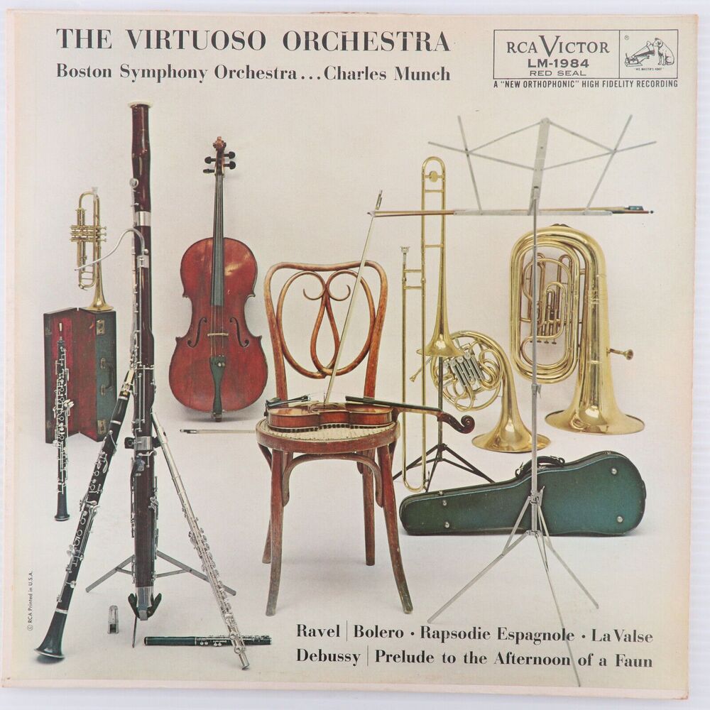 Ravel | Bolero - The Virtuoso Orchestra - Charles Munch 1956 LP Record LM-1984